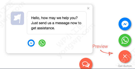 简单左下角询盘客服外贸插件whatshelp chat button使用视频教程
