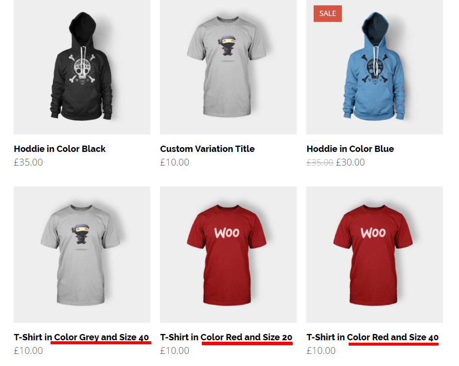 woocommerce多属性产品每个属性单独展示WooCommerce Show Variations as Single Products插件免费下载