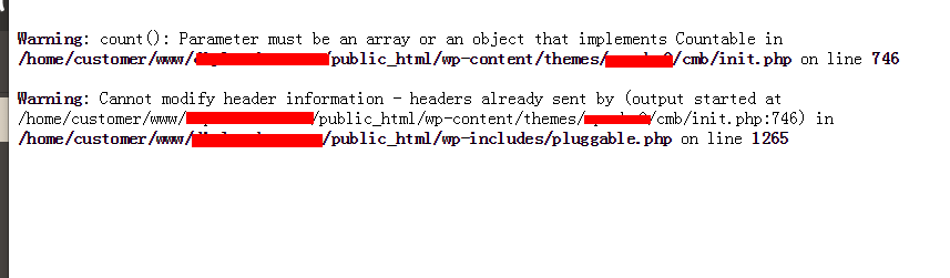 2020最新Siteground Warning: count(): Parameter must be an array or an object that implements Countable问题解决