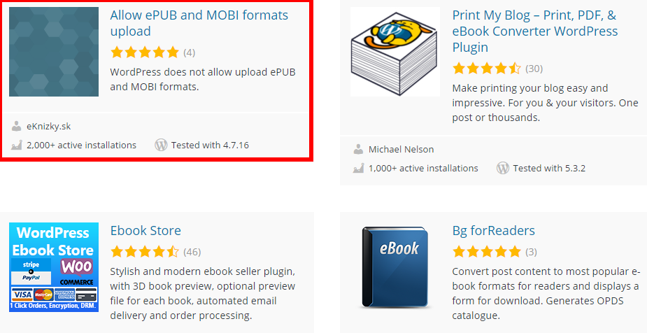 Wordpress 媒体上传epub,mobi格式错误失败解决方法