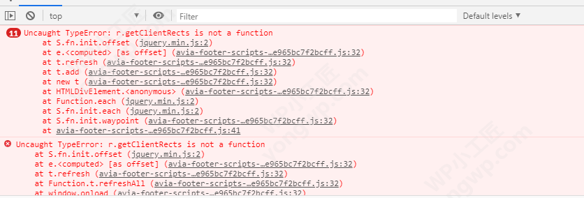 WordPress 升级5.6后 页面空白jQuery错误问题解决